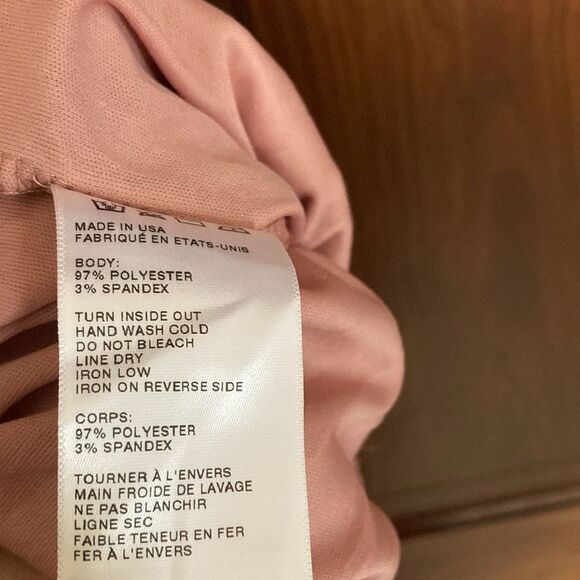 Ecote pink sleeveless spaghetti strap lined crushed velvet mini dress size L - Picture 4 of 8